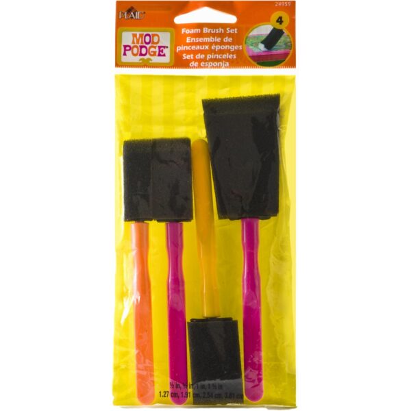 Mod Podge Decoupage Sponskwasten 4stuks