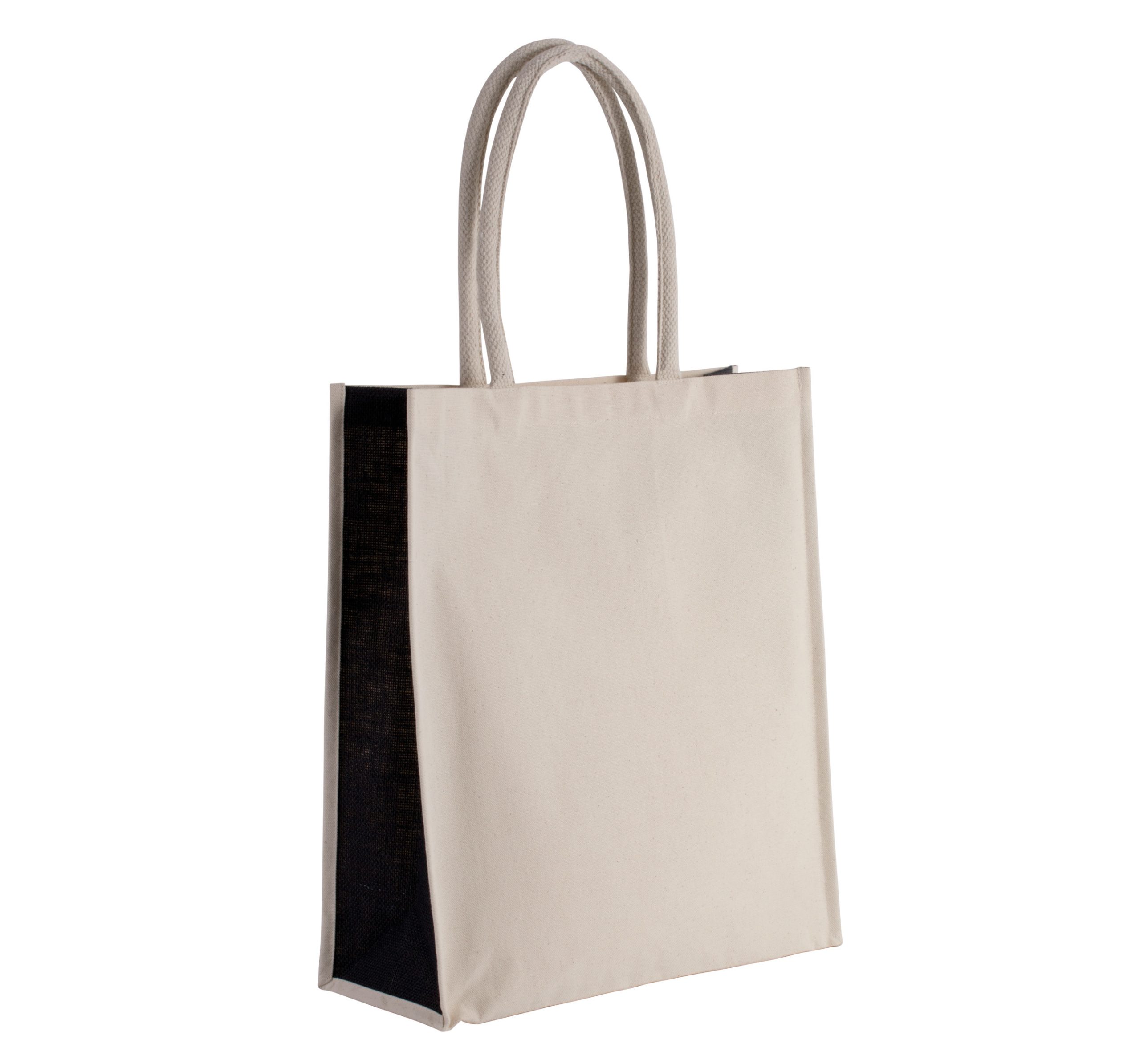 Shopper van katoen/jute - 23 L - Afbeelding 2