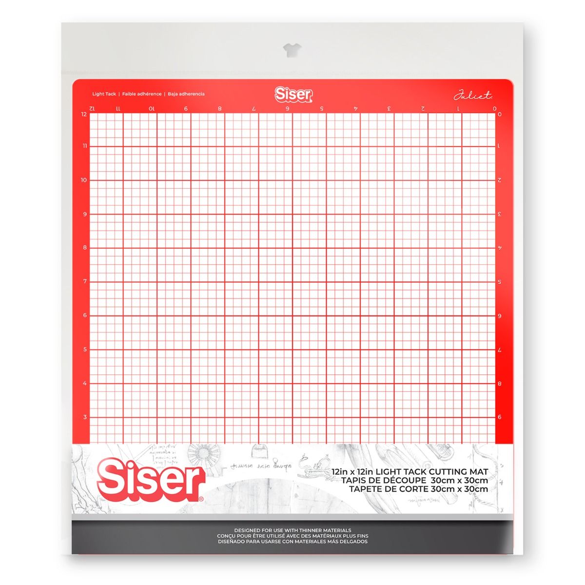 Siser Juliet Cutting Mat Light Tack - 12" X 12" (30,5cm x 30,5cm)