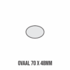 OVAAL 70 X 48MM
