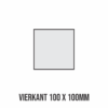 VIERKANT 100 X 100MM