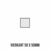 VIERKANT 50 X 50MM