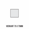 VIERKANT 75 X 75MM