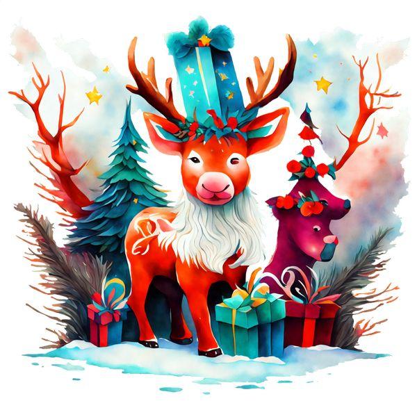 Kerst DTF Transfer 328