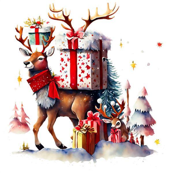 Kerst DTF Transfer 341