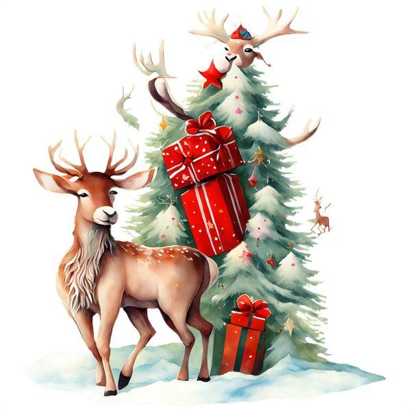 Kerst DTF Transfer 346