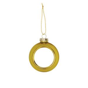 Sublimatie Kerstbal - Goud Plastic Ø80 mm