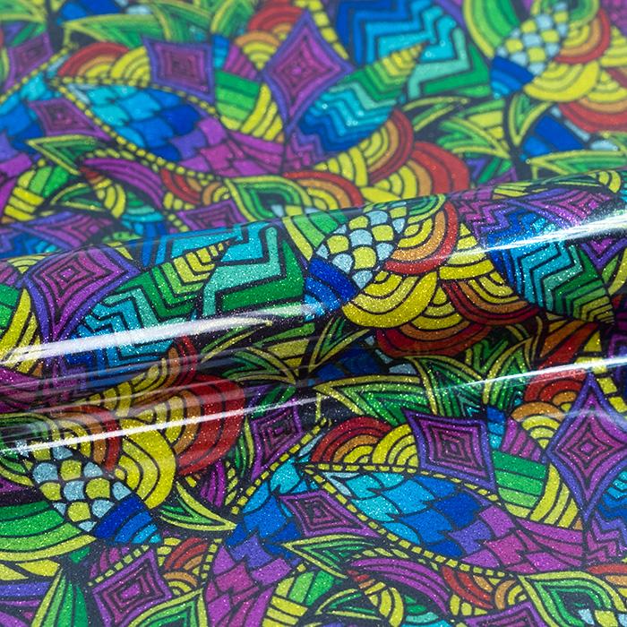 Glitter Tropical Rainbow
