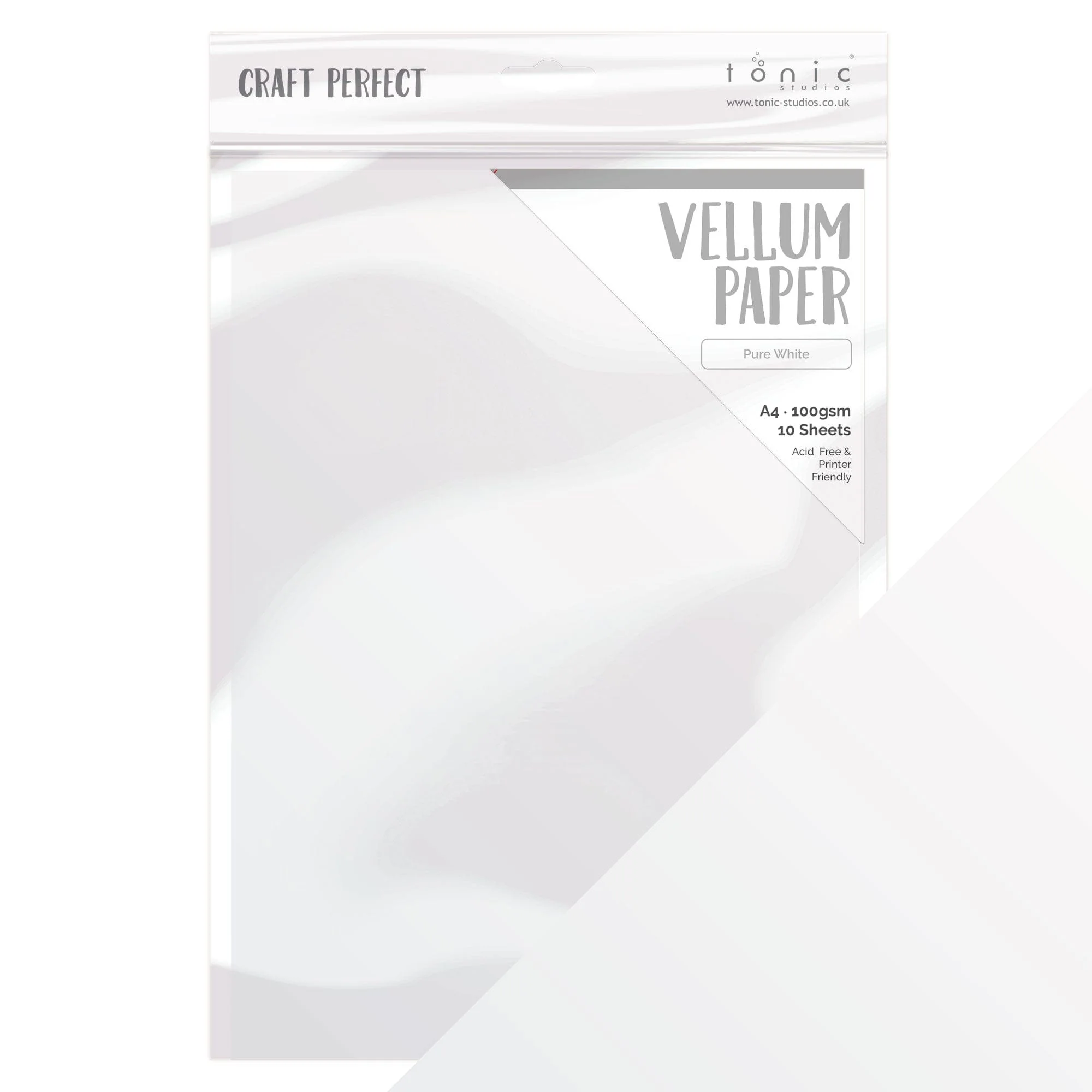 Tonic Studios - Vellum PapIer Pure white